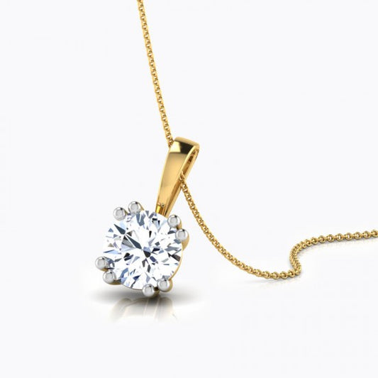 Dynamic Solitaire Pendant  