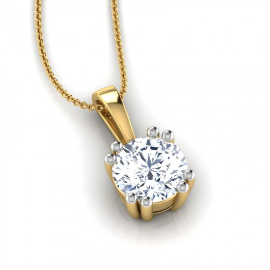 Dynamic Solitaire Pendant
