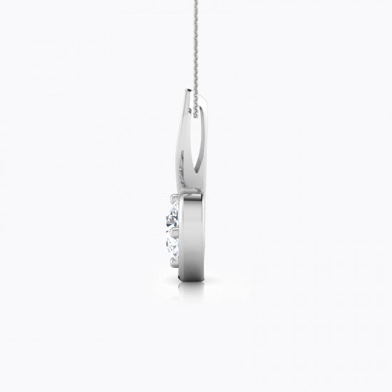Everlasting Round Solitaire Pendant  