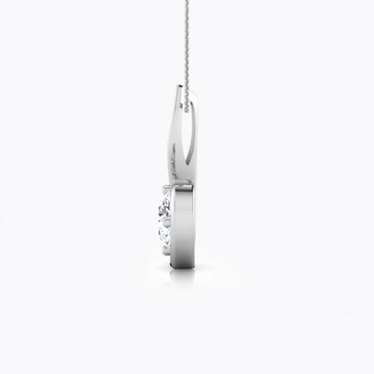 Everlasting Round Solitaire Pendant  