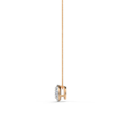 Halo Pendant Solitaire Medallion