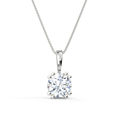 Minimalist Solitaire Pendant  