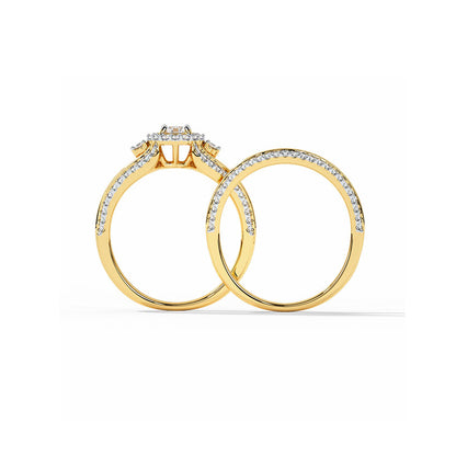 Eternity Solitaire Bridal Ring Set