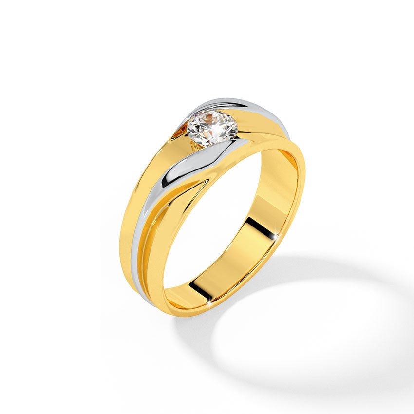 Landon Solitaire Ring for Men