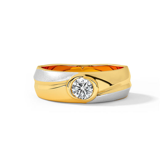 Tyrian Solitaire Ring for Men  