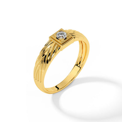 Jordan Solitaire Ring for Men