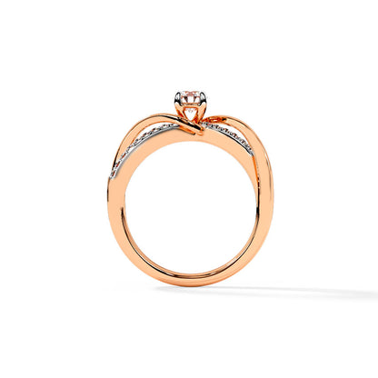 Tess Twine Solitaire Ring