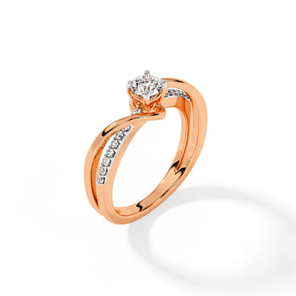Tess Twine Solitaire Ring