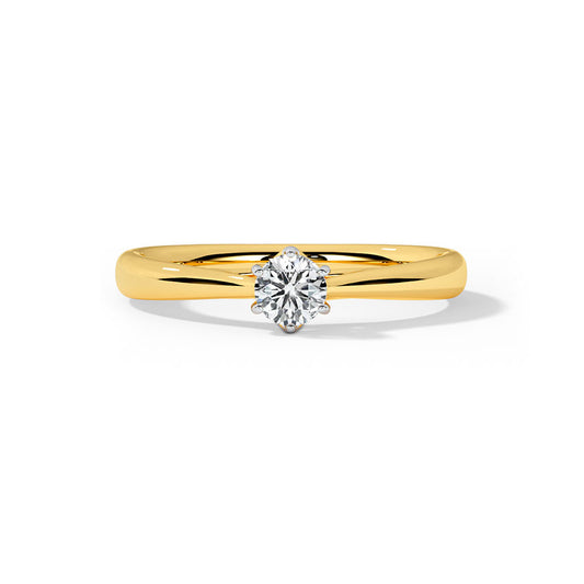 Bertha Solitaire Ring  