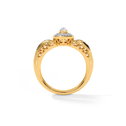 Pearl Solitaire Ring