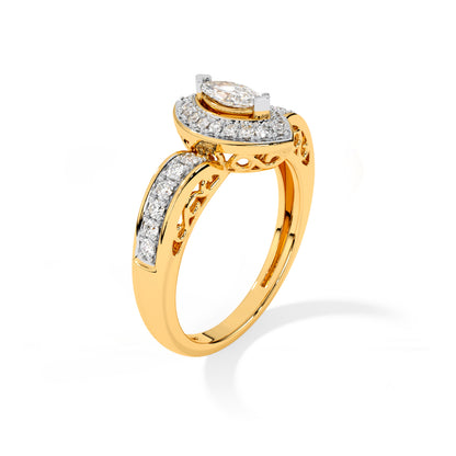 Pearl Solitaire Ring