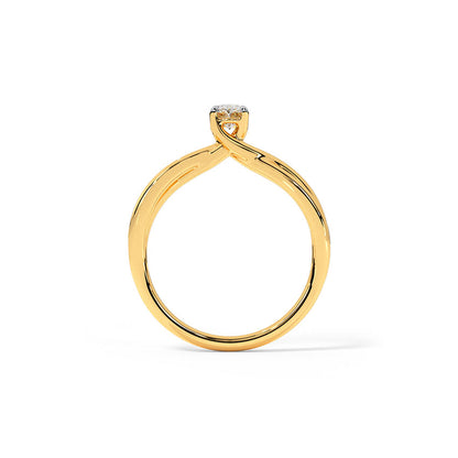 Luminous Diamond Solitaire Ring