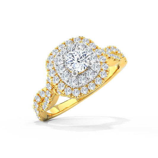 Oliver Glitter Solitaire Ring  