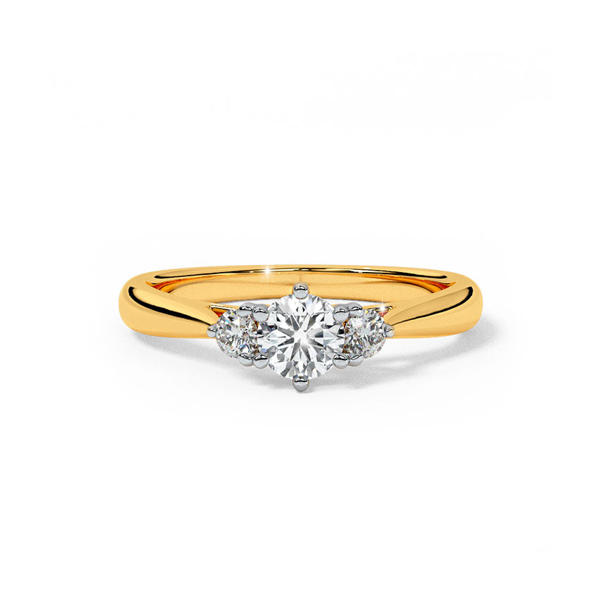 Azure Solitaire Ring  