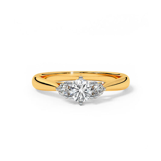 Azure Solitaire Ring  