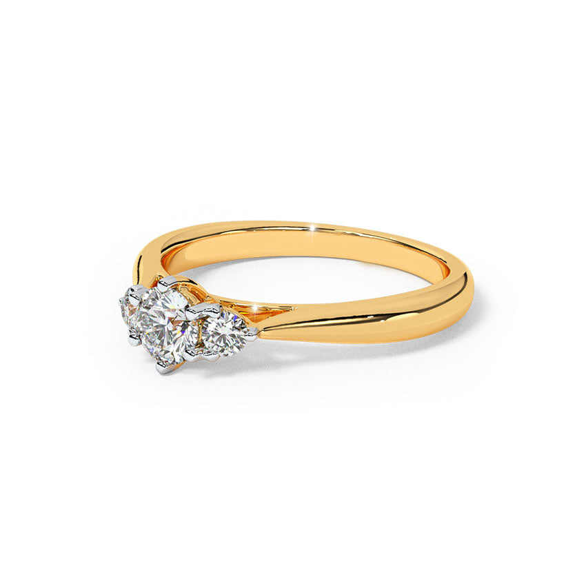 Azure Solitaire Ring