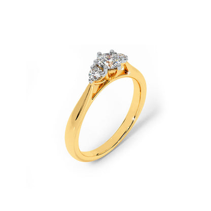 Azure Solitaire Ring