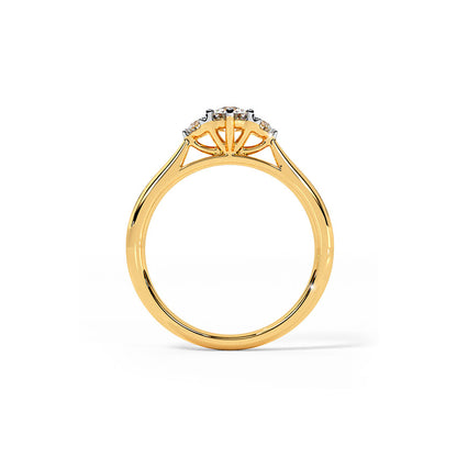 Azure Solitaire Ring
