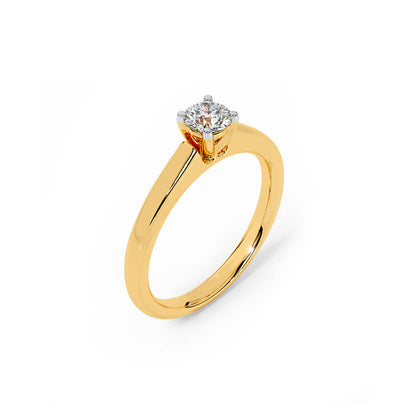 Russet Solitaire Ring