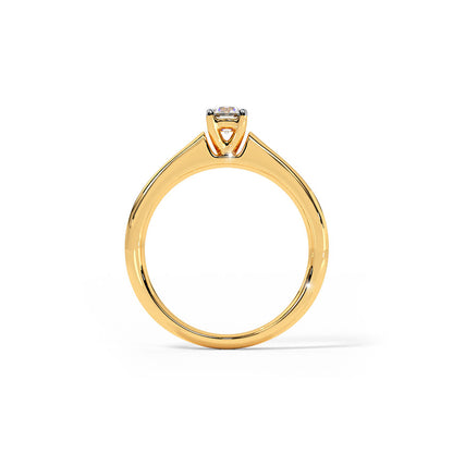 Russet Solitaire Ring