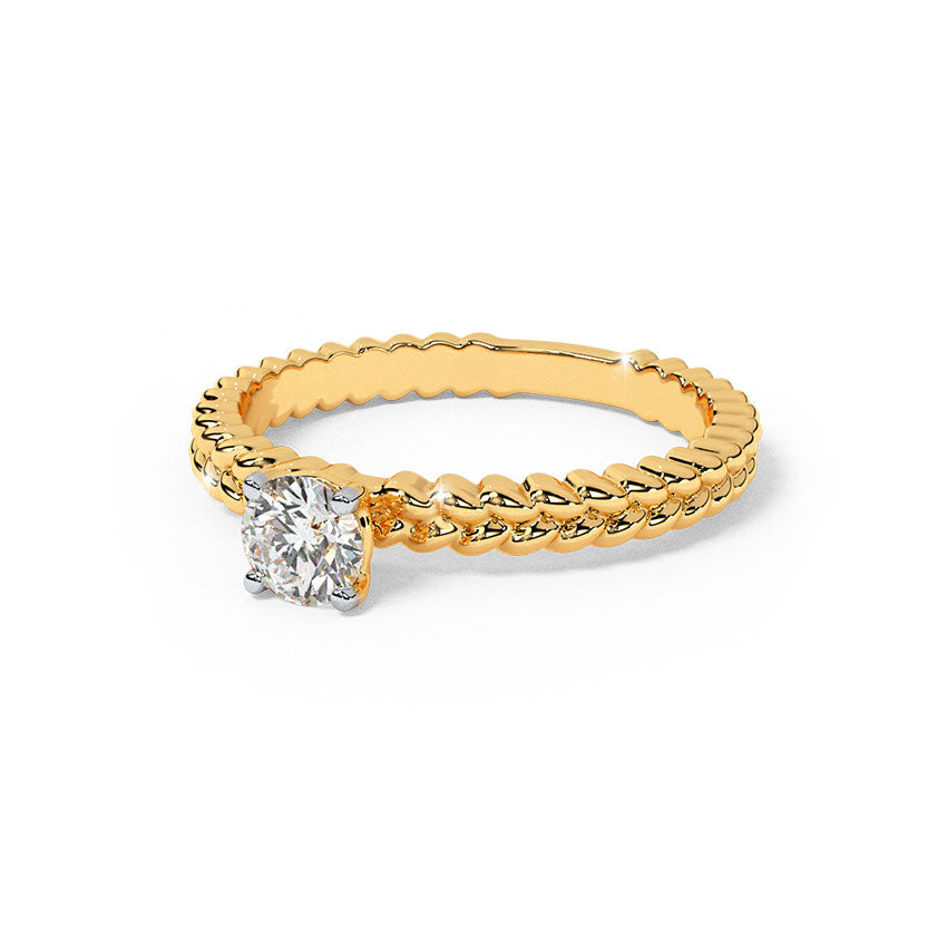 Model Solitaire Ring