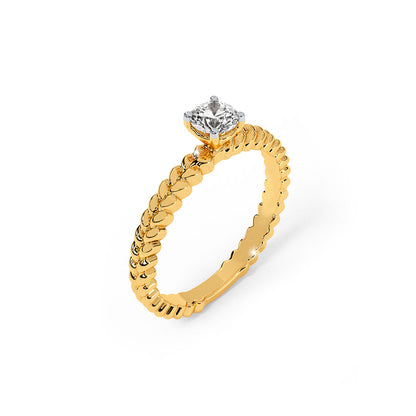 Model Solitaire Ring
