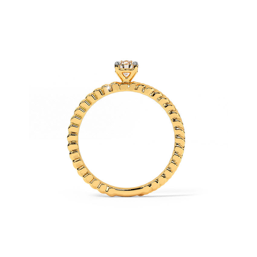 Model Solitaire Ring