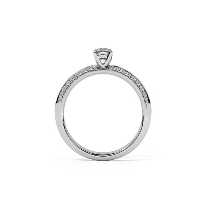 Tiny Solitaire Ring