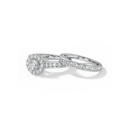 Dazzle Solitaire Bridal Ring Set