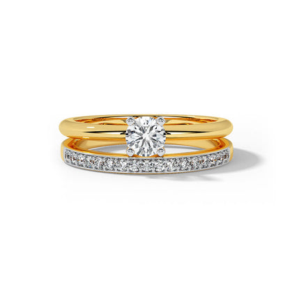 Radiance Solitaire Bridal Ring Set  