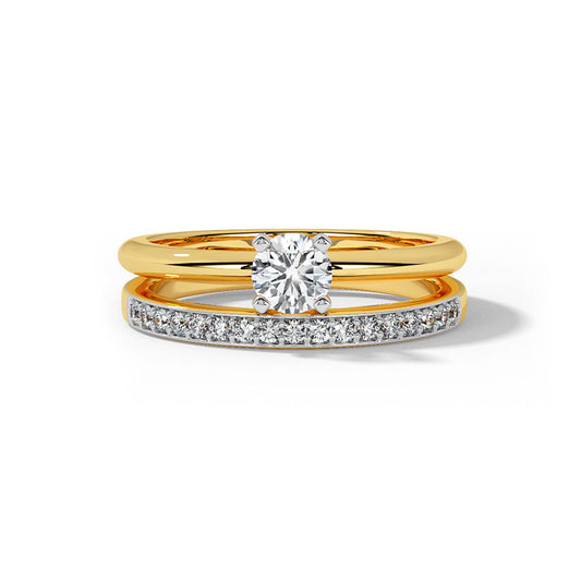 Radiance Solitaire Bridal Ring Set  