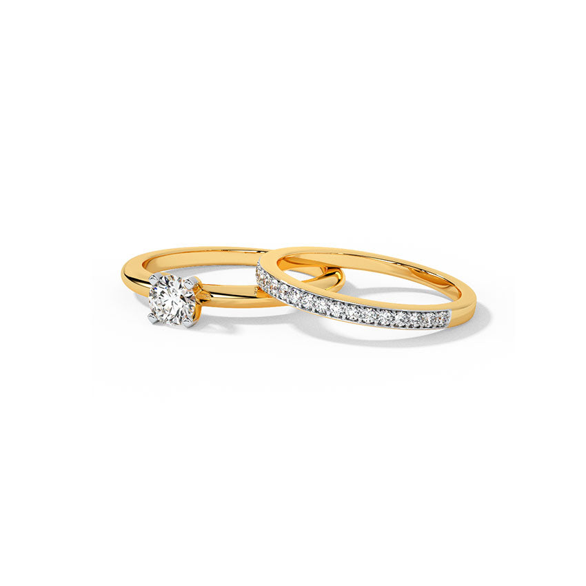 Radiance Solitaire Bridal Ring Set