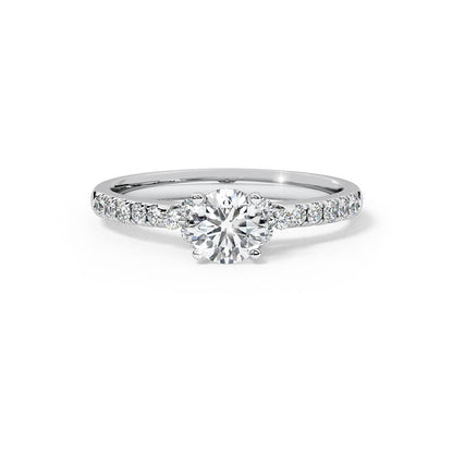 Muddy Solitaire Ring  