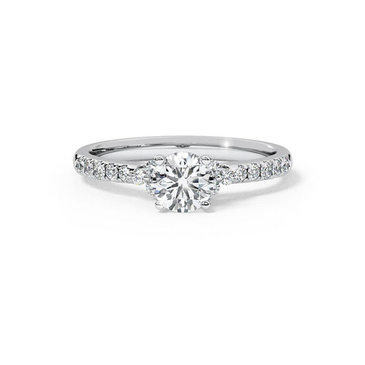 Muddy Solitaire Ring  