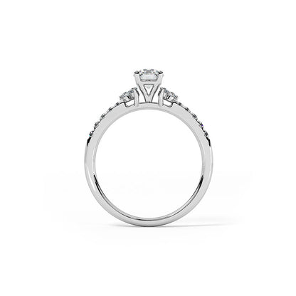 Muddy Solitaire Ring