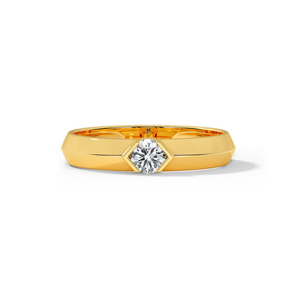 Mace Solitaire Ring for Men  