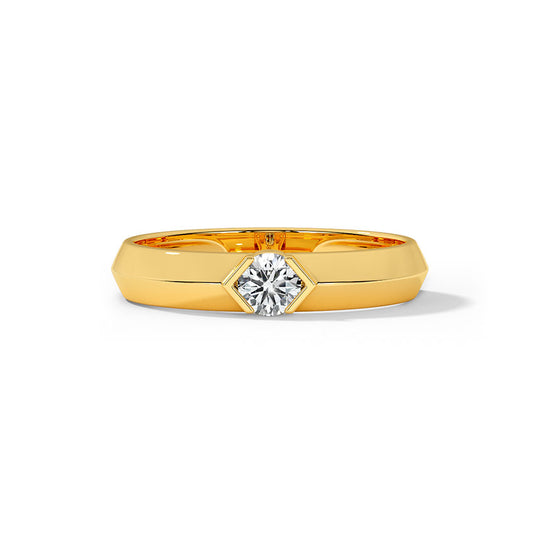Mace Solitaire Ring for Men  