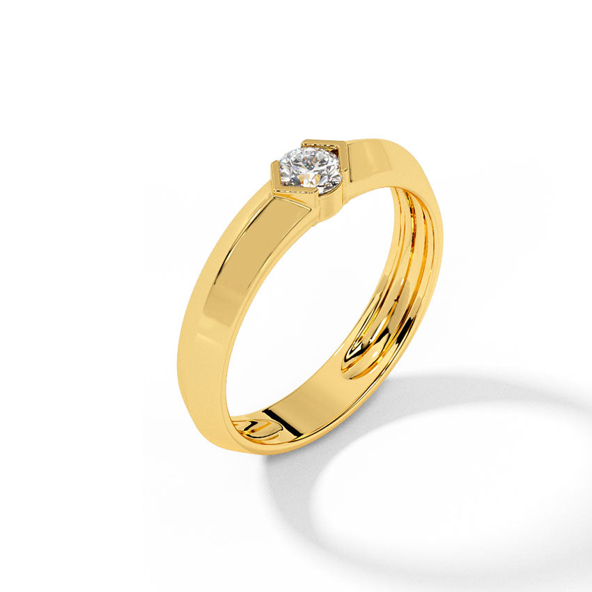 Mace Solitaire Ring for Men