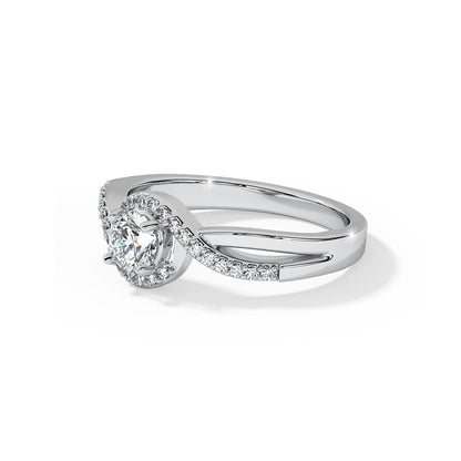 Infinity Solitaire Ring