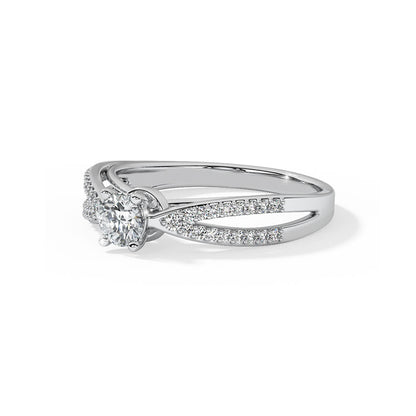 Love Knot Solitaire Ring