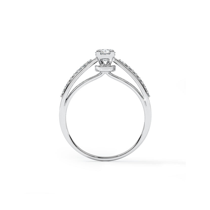Love Knot Solitaire Ring