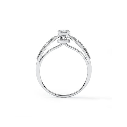 Love Knot Solitaire Ring