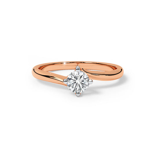 Muddy Solitaire Ring  