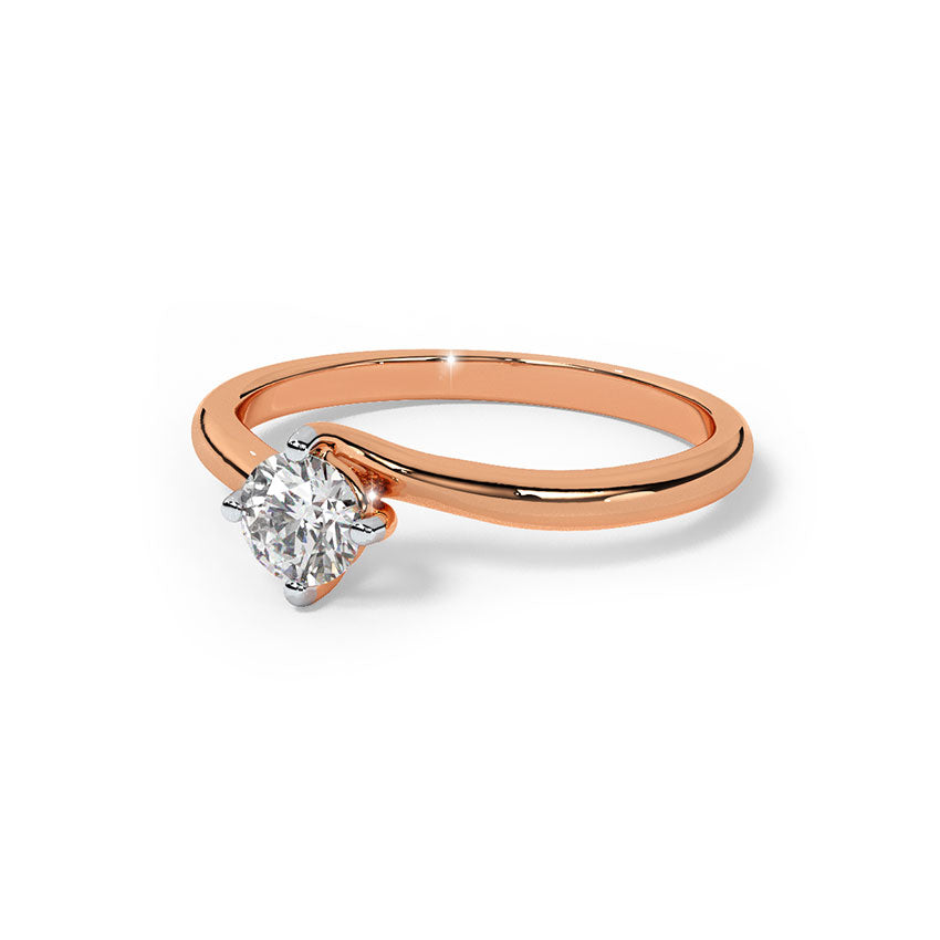 Muddy Solitaire Ring