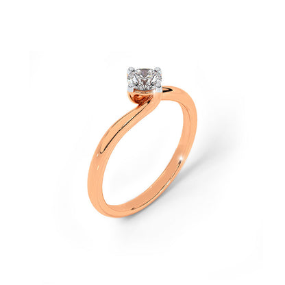 Muddy Solitaire Ring