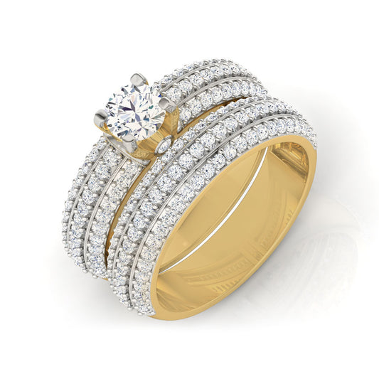 Radiance Solitaire Bridal Ring Set  