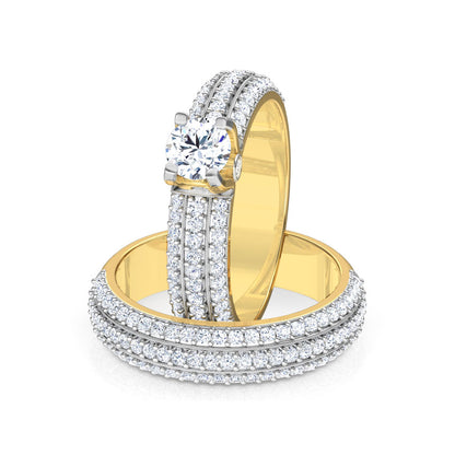 Radiance Solitaire Bridal Ring Set