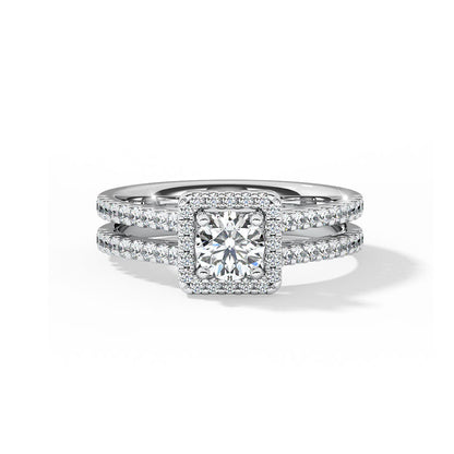 Christine Quad Solitaire Ring  