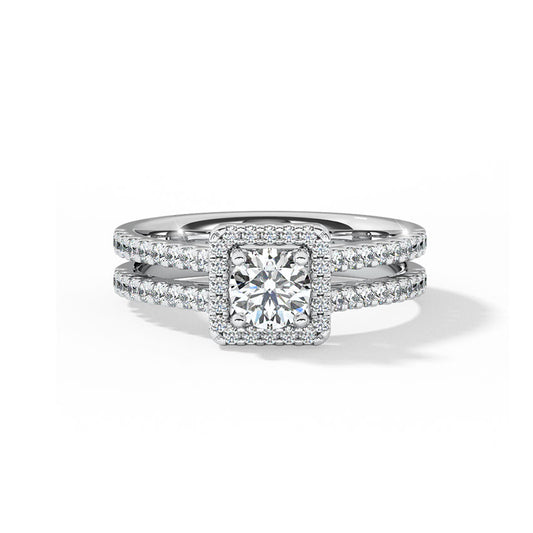 Christine Quad Solitaire Ring  