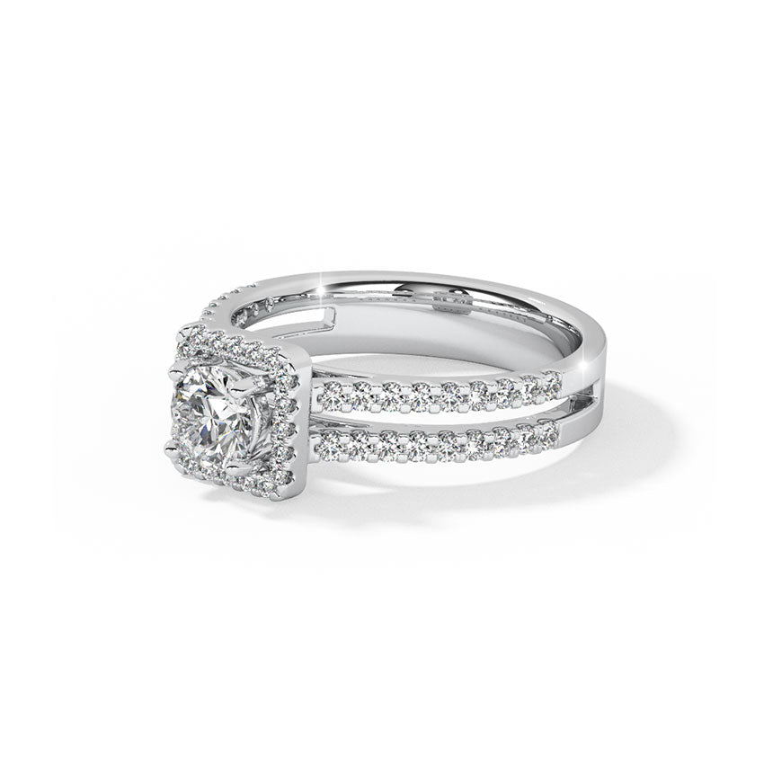 Christine Quad Solitaire Ring